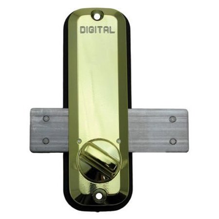 LOCKEY Mechanical Surface Mount Digital Keyless Combination Lock Bright Brass M220-BB